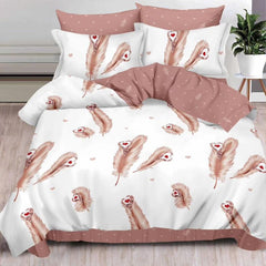 Lenjerie de Pat Bumbac Finet 6 Piese – Confort Premium și Design Modern | COD 0032-SI