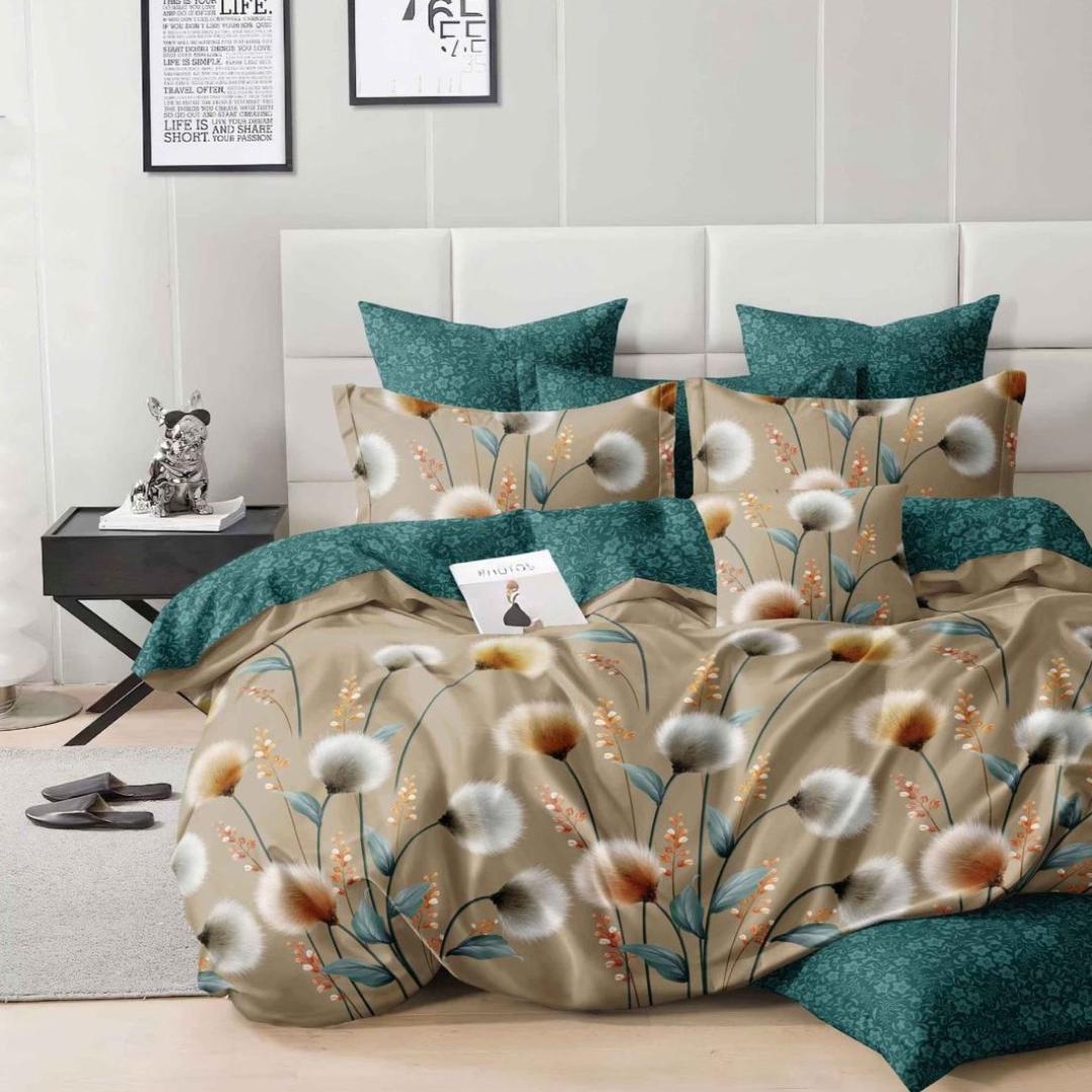 Lenjerie de Pat din Bumbac Finet – 6 Piese | Confort si Caldura Pentru Nopti Linistite | COD 0054-TL