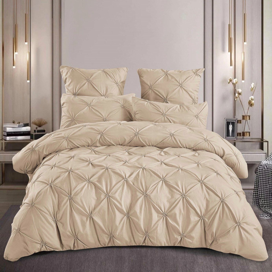 Lenjerie de Pat Bumbac Finet Deluxe – Set 6 Piese | Calitate Superioara pentru Somn Odihnitor | COD 0072-V