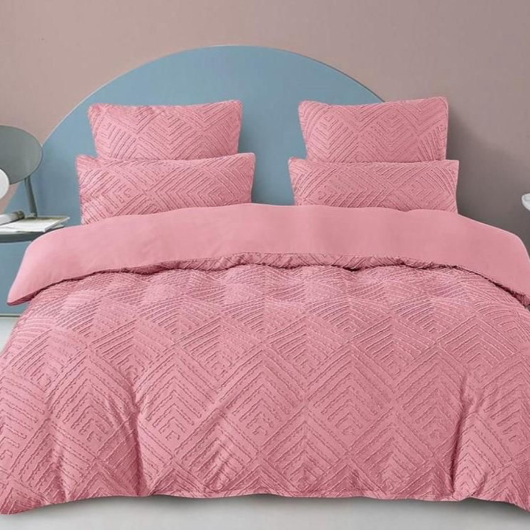 Lenjerie de Pat Jacquard – Set 6 Piese | Eleganta, Rafinament si Confort Premium | COD 0093-V