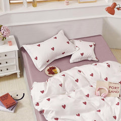 Lenjerie de Pat Bumbac Finet 6 Piese – Confort Premium Și Design Modern | COD 0024-SI