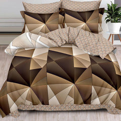 Lenjerie de Pat Bumbac Finet 6 Piese – Confort Premium și Design Modern | COD 0023-SI