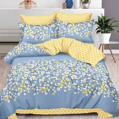 Lenjerie de Pat Bumbac Finet 6 Piese – Confort Premium și Design Modern | COD 0019-SI