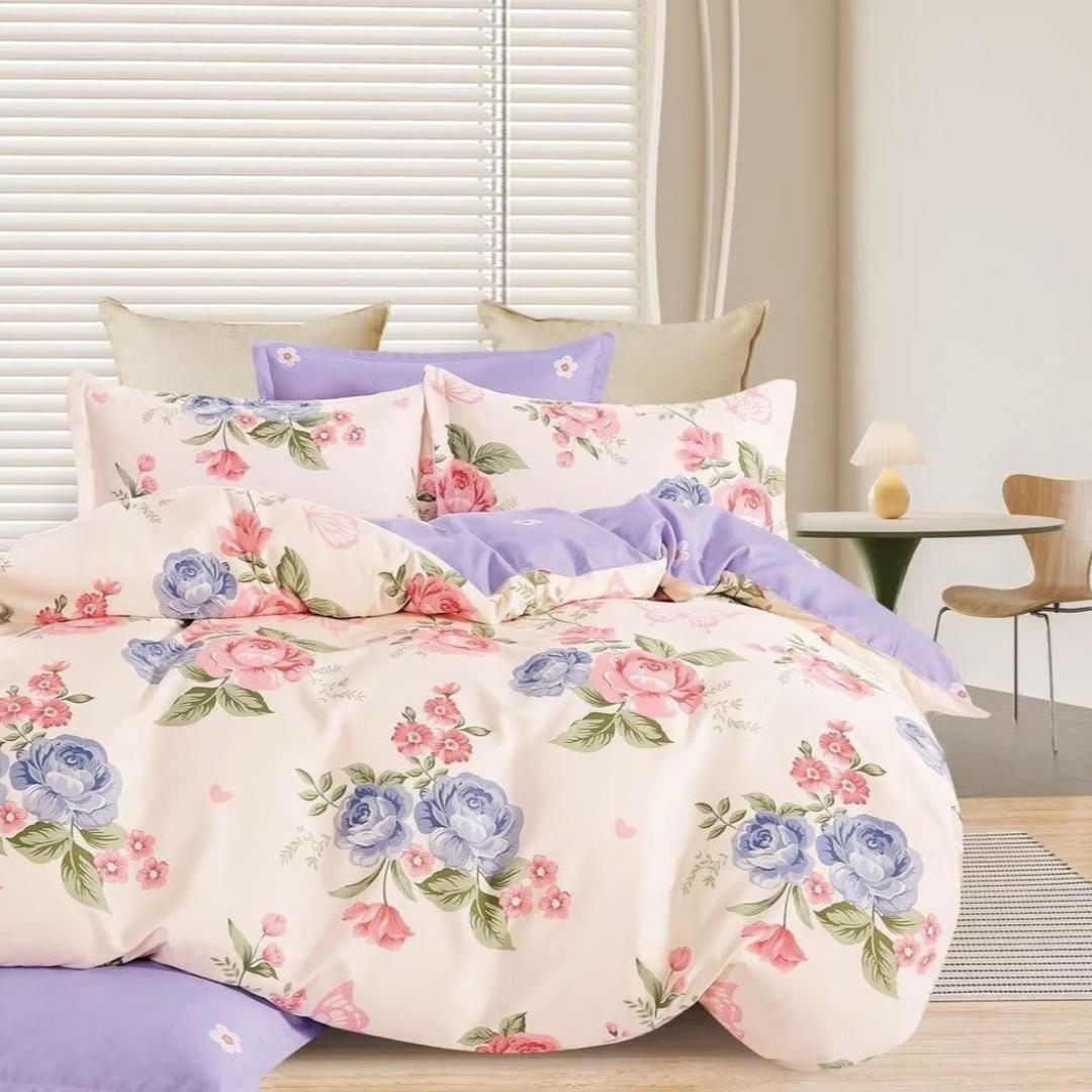 Lenjerie de Pat din Bumbac Finet – 6 Piese | Confort si Caldura Pentru Nopti Linistite | COD 0066-TL
