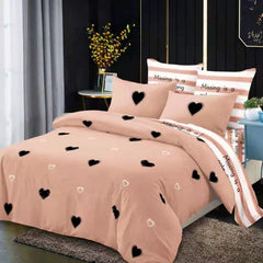 Lenjerie de Pat Bumbac Finet 6 Piese – Confort Premium și Design Modern | COD 0018-SI