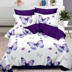 Lenjerie de Pat Bumbac Finet 6 Piese – Confort Premium și Design Modern | COD 0016-SI