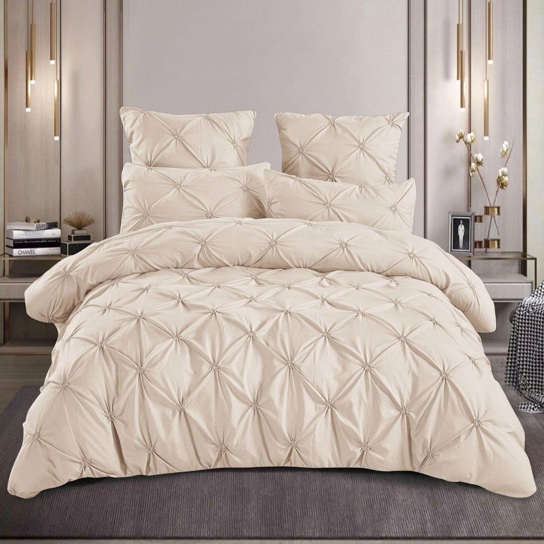 Lenjerie de Pat Bumbac Finet Deluxe – Set 6 Piese | Calitate Superioara pentru Somn Odihnitor | COD 0073-V