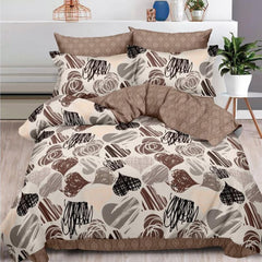 Lenjerie de Pat Bumbac Finet 6 Piese – Confort Premium și Design Modern | COD 0014-SI