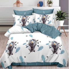 Lenjerie de Pat Bumbac Finet 6 Piese – Confort Premium și Design Modern | COD 0012-SI