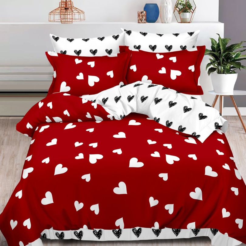 Lenjerie de Pat Bumbac Finet 6 Piese – Confort Premium și Design Modern | COD 0006-SI