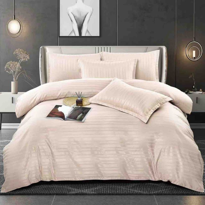 Lenjerie de Pat Damasc – 6 Piese | Eleganta, Rafinament si Confort Premium | COD 0919-J