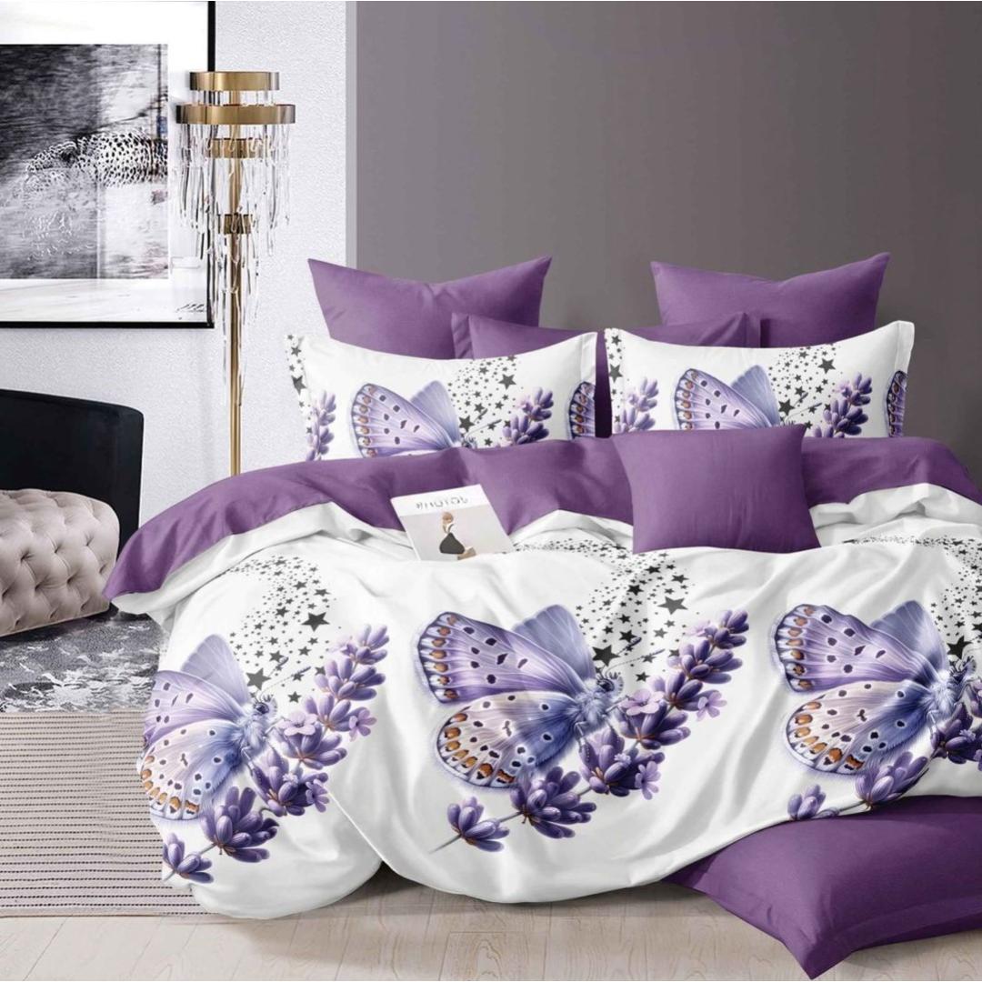 Lenjerie de Pat din Bumbac Finet – 6 Piese | Confort si Caldura Pentru Nopti Linistite | COD 0035-TL