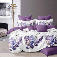 Lenjerie de Pat din Bumbac Finet – 6 Piese | Confort si Caldura Pentru Nopti Linistite | COD 0035-TL