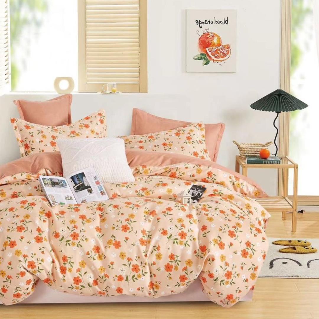 Lenjerie de Pat din Bumbac Finet – 6 Piese | Confort si Caldura Pentru Nopti Linistite | COD 0080-TL