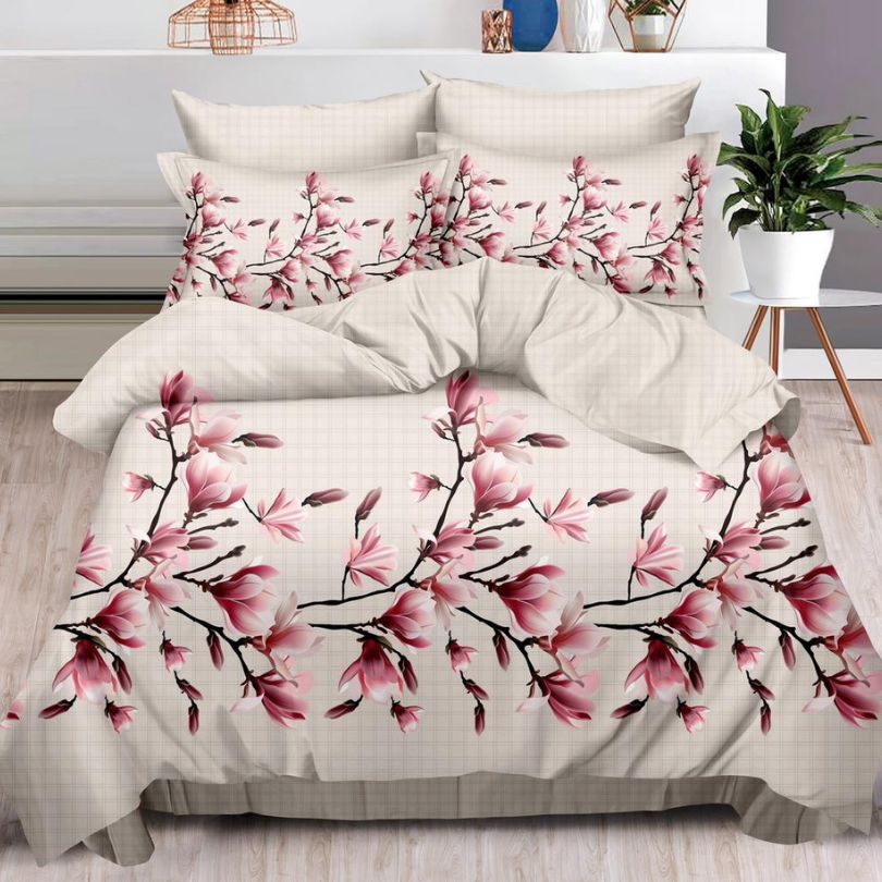Lenjerie de Pat Bumbac Finet 6 Piese – Confort Premium și Design Modern | COD 0004-SI