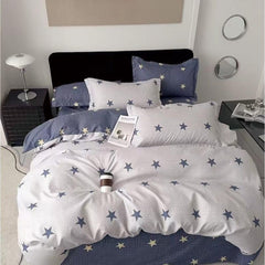 Lenjerie de Pat Bumbac Finet 6 Piese – Confort Premium și Design Modern | COD 0150-SI