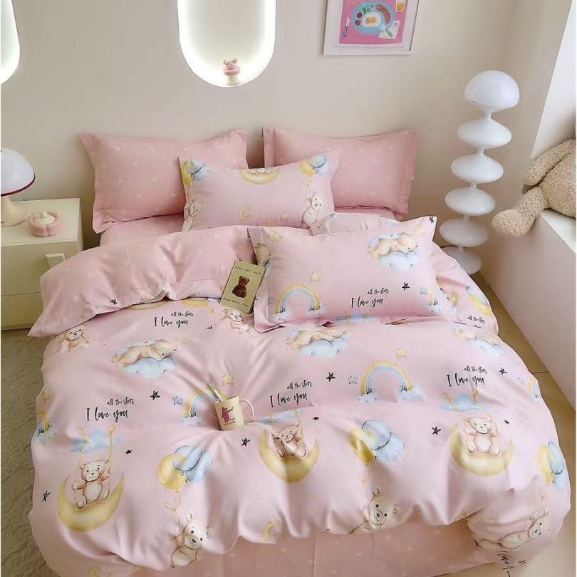 Lenjerie de Pat Bumbac Finet 6 Piese – Confort Premium și Design Modern | COD 0149-SI