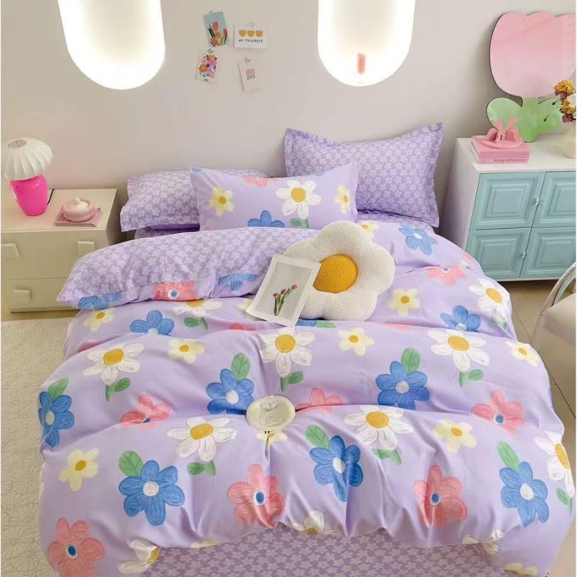 Lenjerie de Pat Bumbac Finet 6 Piese – Confort Premium și Design Modern | COD 0147-SI