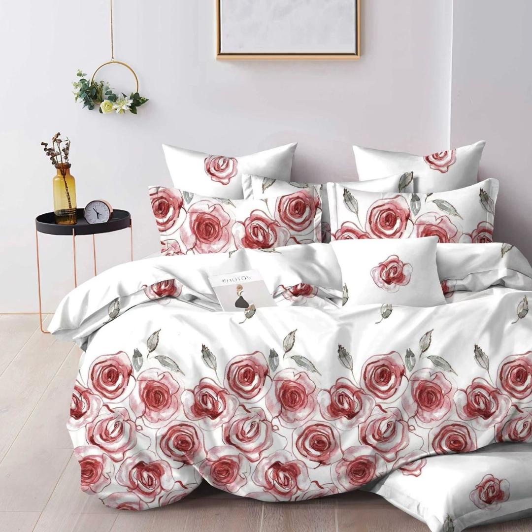 Lenjerie de Pat din Bumbac Finet – 6 Piese | Confort si Caldura Pentru Nopti Linistite | COD 0088-TL
