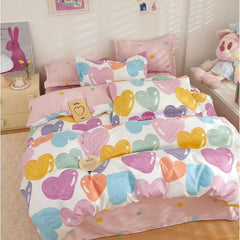 Lenjerie de Pat Bumbac Finet 6 Piese – Confort Premium și Design Modern | COD 0146-SI