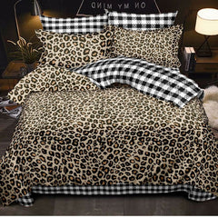 Lenjerie de Pat Bumbac Finet 6 Piese – Confort Premium și Design Modern | COD 0046-SI