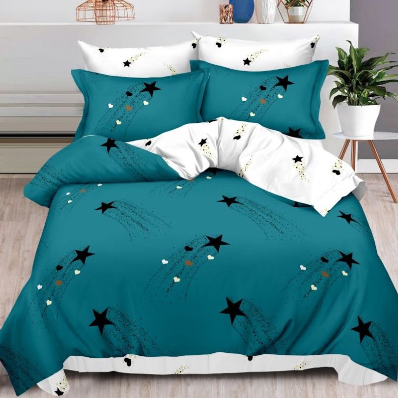 Lenjerie de Pat Bumbac Finet 6 Piese – Confort Premium și Design Modern | COD 0144-SI