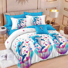 Lenjerie de Pat Bumbac Finet 6 Piese – Confort Premium și Design Modern | COD 0142-SI