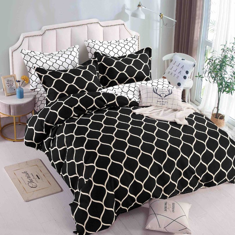 Lenjerie de Pat Finet 6 Piese cu Elastic – Confort si Eleganta pentru Somnul Tau | COD 0700-J