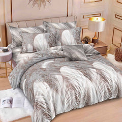 Lenjerie de Pat Bumbac Finet 6 Piese – Confort Premium și Design Modern | COD 0136-SI