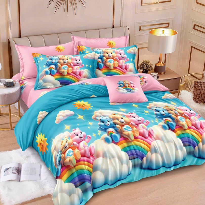 Lenjerie de Pat Bumbac Finet 6 Piese – Confort Premium și Design Modern | COD 0135-SI