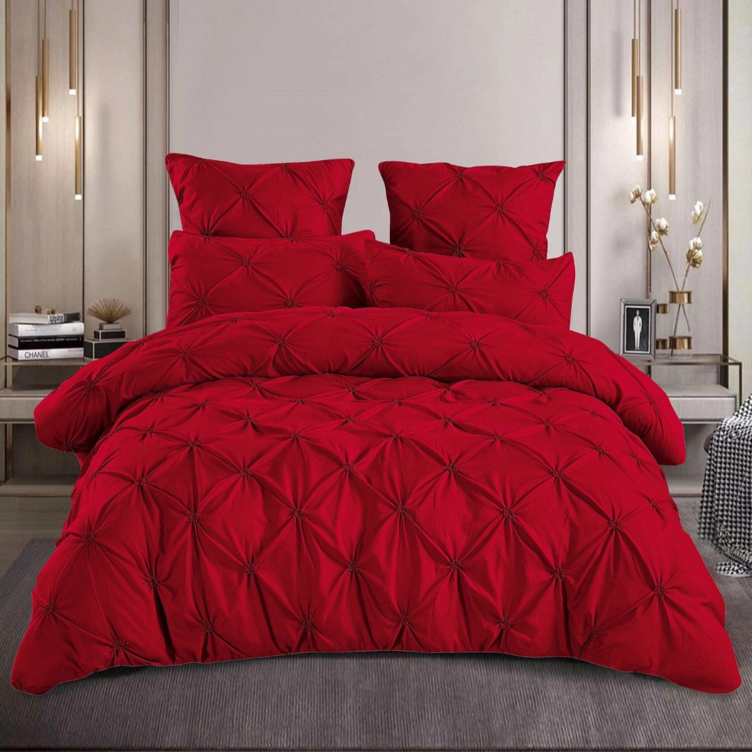 Lenjerie de Pat Bumbac Finet Deluxe – Set 6 Piese | Calitate Superioara pentru Somn Odihnitor | COD 0076-V