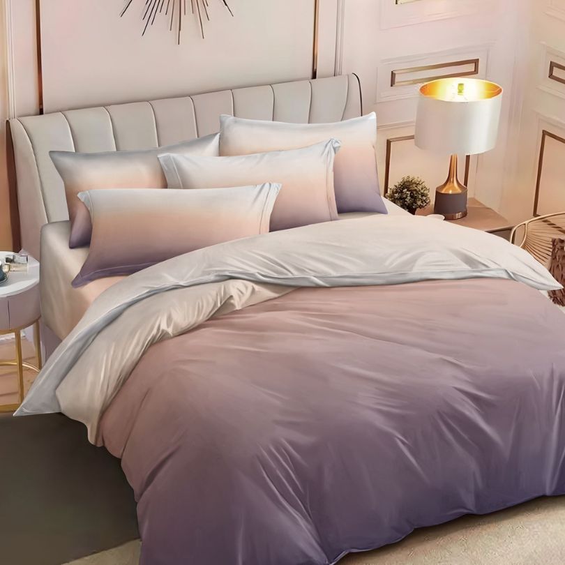 Lenjerie de Pat Bumbac Finet 6 Piese – Confort Premium și Design Modern | COD 0127-SI