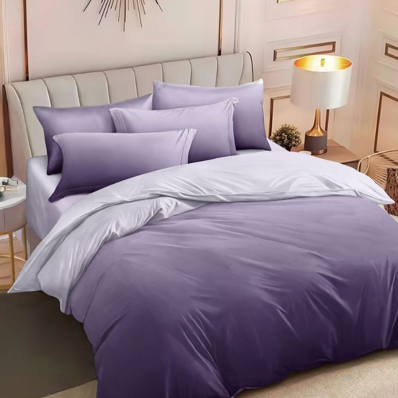 Lenjerie de Pat Bumbac Finet 6 Piese – Confort Premium și Design Modern | COD 0125-SI