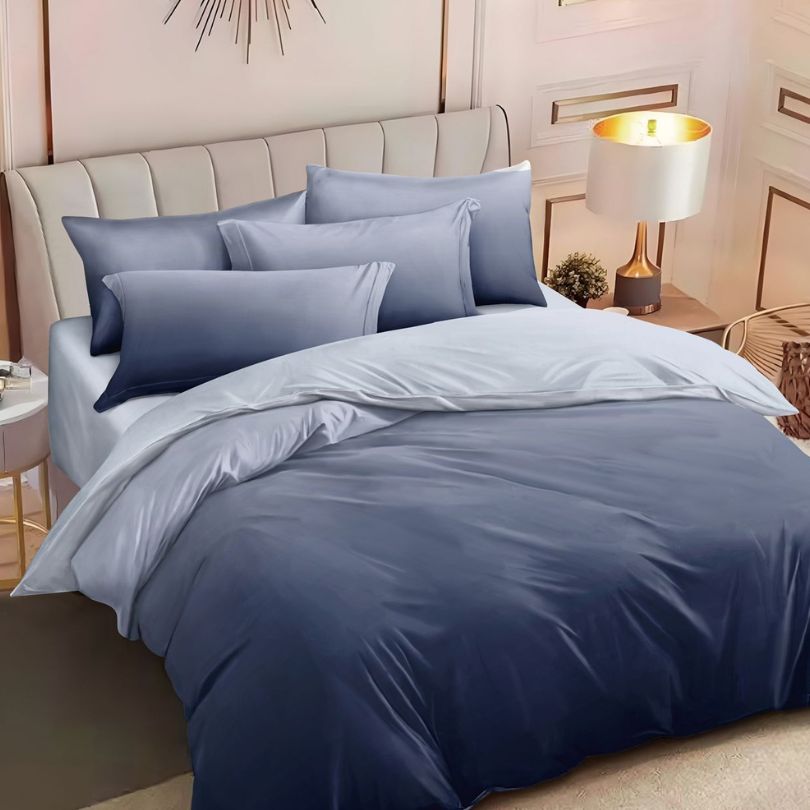 Lenjerie de Pat Bumbac Finet 6 Piese – Confort Premium și Design Modern | COD 0123-SI