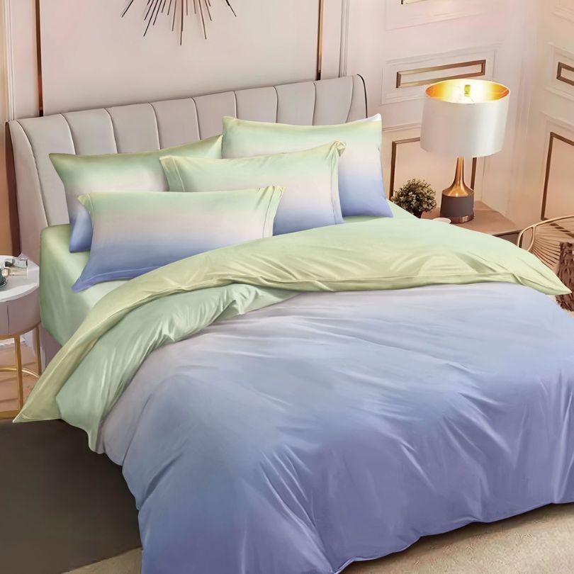 Lenjerie de Pat Bumbac Finet 6 Piese – Confort Premium și Design Modern | COD 0122-SI