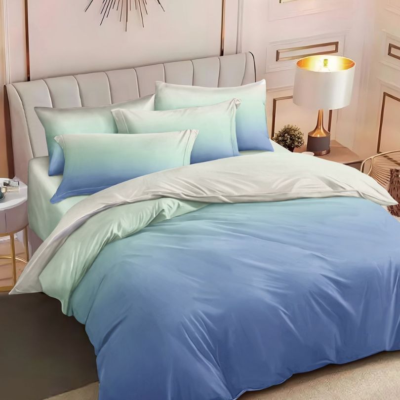 Lenjerie de Pat Bumbac Finet 6 Piese – Confort Premium și Design Modern | COD 0121-SI