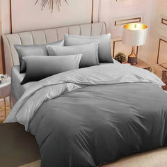 Lenjerie de Pat Bumbac Finet 6 Piese – Confort Premium și Design Modern | COD 0120-SI