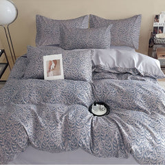 Lenjerie de Pat Bumbac Finet 6 Piese – Confort Premium și Design Modern | COD 0118-SI