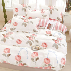 Lenjerie de Pat Bumbac Finet 6 Piese – Confort Premium și Design Modern | COD 0113-SI