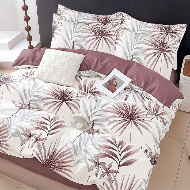 Lenjerie de Pat Bumbac Finet 6 Piese – Confort Premium și Design Modern | COD 0112-SI
