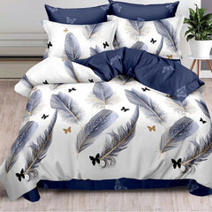 Lenjerie de Pat Bumbac Finet 6 Piese – Confort Premium și Design Modern | COD 0043-SI