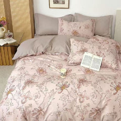 Lenjerie de Pat din Bumbac Satinat – Set 6 Piese | Confort si Eleganta pentru Somnul Tau | COD 0545-CF