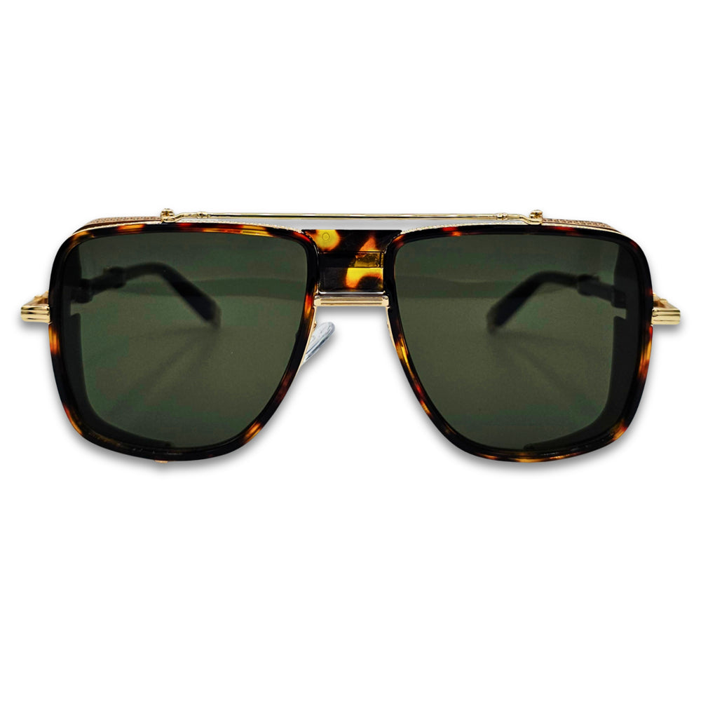 Ochelari barbatesti, animal print, lentila neagrua, Matteo Ferari