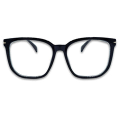 Ochelari Matteo Ferari, unisex, lentile transparente, rama neagra
