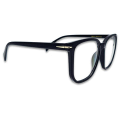 Ochelari Matteo Ferari, unisex, lentile transparente, rama neagra