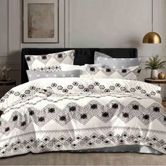 Lenjerie de Pat Bumbac Finet – 6 Piese | Confort si Eleganta pentru Somnul Tau | COD 0344-CF