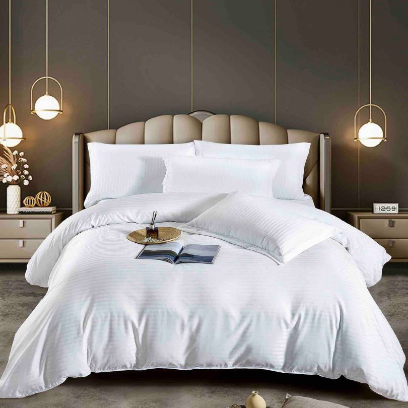 Lenjerie de Pat Damasc – 6 Piese | Eleganta, Rafinament si Confort Premium | COD 0932-J