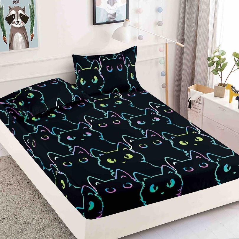 Husa de Pat Bumbac Finet 3 Piese – Confort si Eleganta pentru Somnul Tau | COD 0808-J
