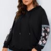 Bluza dama marimi mari cu flori 1452-23
