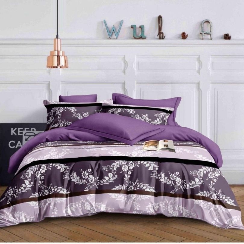 Lenjerie de Pat Bumbac Finet – 6 Piese | Confort si Eleganta pentru Somnul Tau | COD 0336-CF